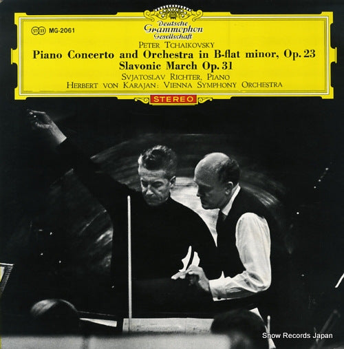KARAJAN, HERBERT VON tchaikovsky; piano concerto and orchestra no.1 in b- flat minor, op.23 MG-2061