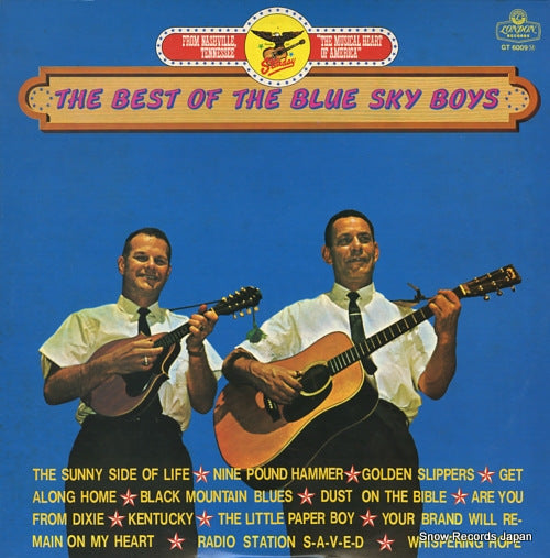 BLUE SKY BOYS, THE the best of the blue sky boys GT6009