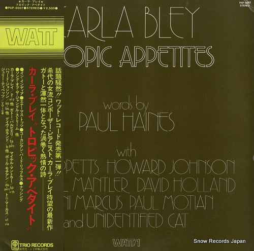 BLEY, CARLA tropic appetites PAP-9007