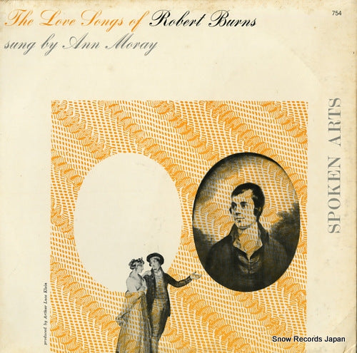 MORAY, ANN the love songs of robert burns SPOKENARTS754