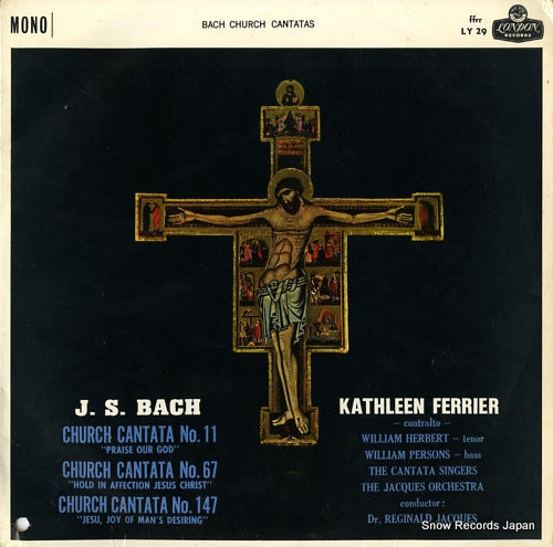 FERRIER, KATHLEEN bach; church cantata no.11 "praise our god" LY29