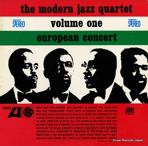 MODERN JAZZ QUARTET, THE european concert volume one P-6031A