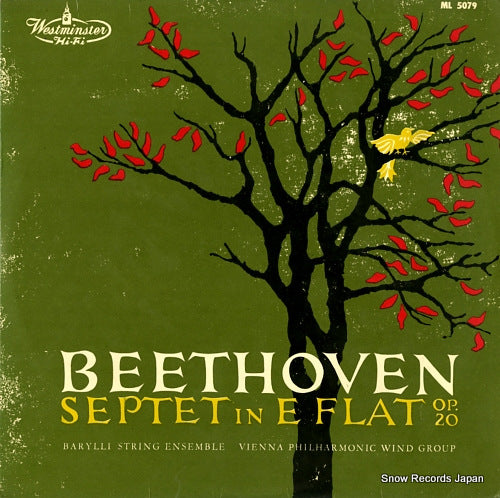 BARYLLI STRING ENSEMBLE / VIENNA PHILHARMONIC WIND GROUP beethoven; septet in e flat op.20 ML5079