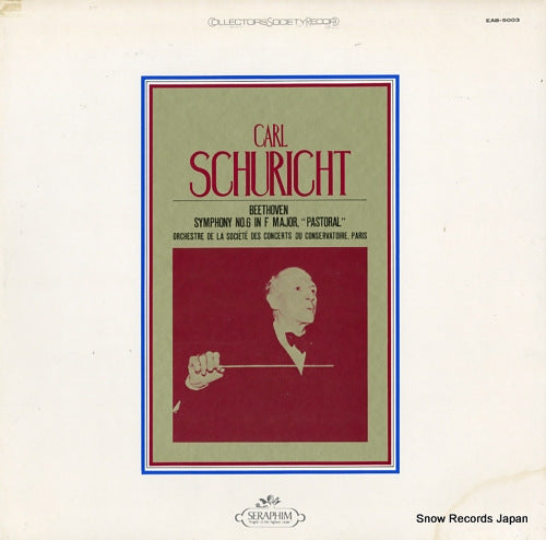 SCHURICHT, CARL beethoven; symphony no.6 in f major "pastoral" EAB.5003