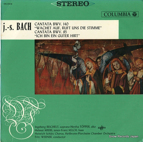 WERNER, FRITZ bach; cantata bwv.140"wachet auf, uft uns die stimme" OS-3316