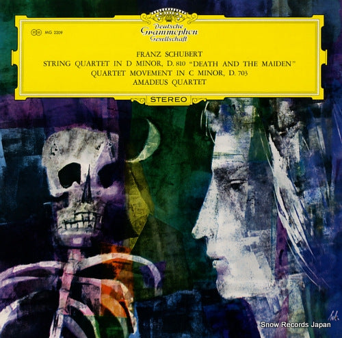 AMADEUS QUARTET schubert; string quartet in d minor "death and the maiden" MG2209