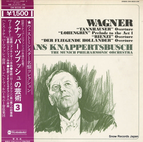 KNAPPERTSBUSCH, HANS wagner; "tannhauser" overture OW-8035-AW