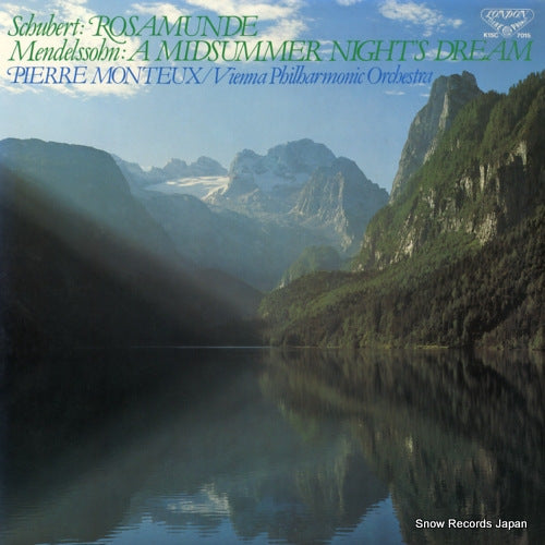 MONTEUX, PIERRE schubert; rosamunde K15C-7015