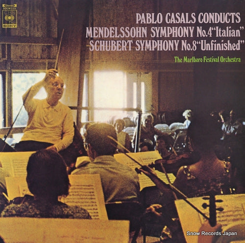 CASALS, PABLO mendelssohn; symphony no.4 "italian" SOCM115