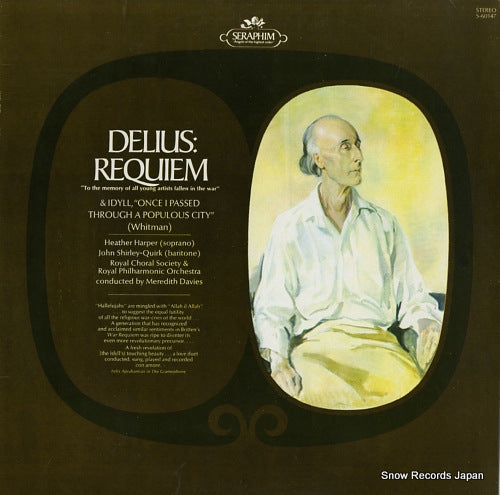 DAVIES, MEREDITH delius; requiem & idyll, "once i passed through a populous city" S-60147