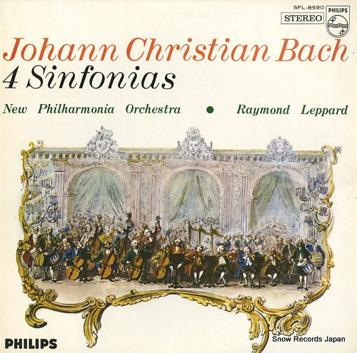 LEPPARD, RAYMOND bach; 4 sinfonias SFL-8590