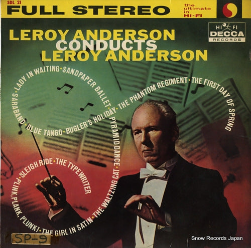 ANDERSON, LEROY leroy anderson conducts leroy anderson SDL21