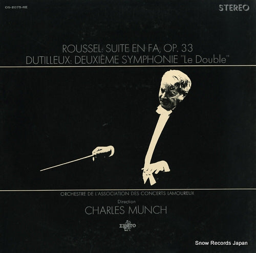MUNCH, CHARLES roussel; suite en fa, op.33 OS-2075-RE