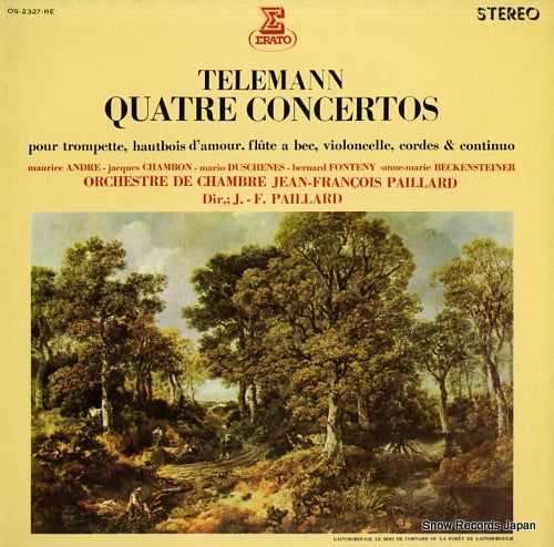 PAILLARD, JEAN-FRANCOIS telemann; quatre concertos OS-2327-RE