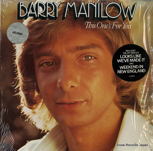 MANILOW, BARRY this one's for you AB4090