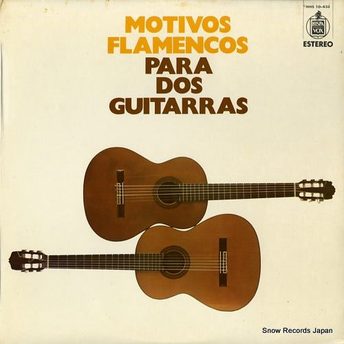 CANO, MANUEL motivos flamencos para dos guitarras HHS10-433