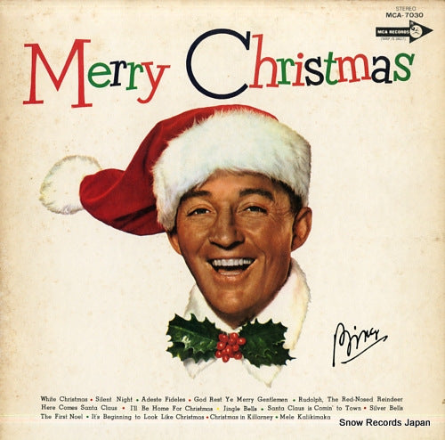 CROSBY, BING merry christmas MCA-7030