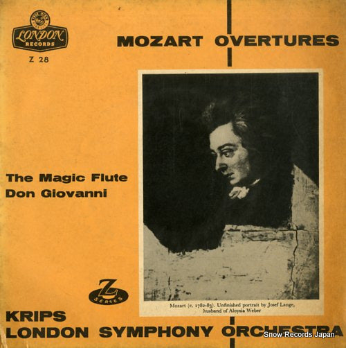 KRIPS, JOSEF mozart overtures Z28
