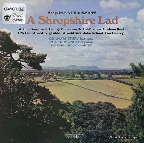TREW, GRAHAM / ROGER VIGNOLES songs from a e housman's "a shropshire lad" E77031/2
