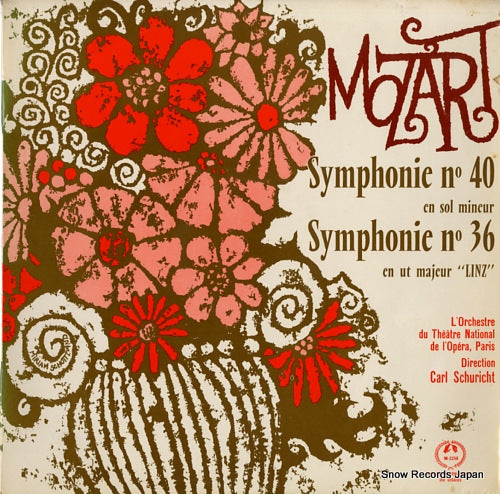 SCHURICHT, CARL mozart; symphony no.40 & symphony no.36 "linz" M2258