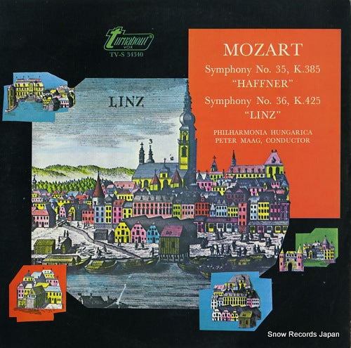 MAAG, PETER mozart; symphony no.35, k.385 "haffner" and no.36, k.425 "linz" TV-S34340