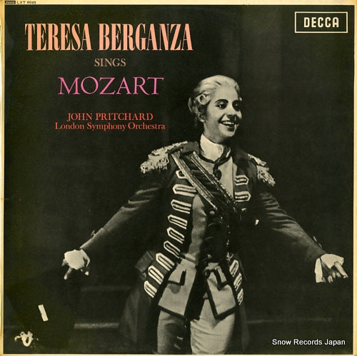 BERGANZA, TERESA teresa berganza sings mozart LXT6045/SXL.6045