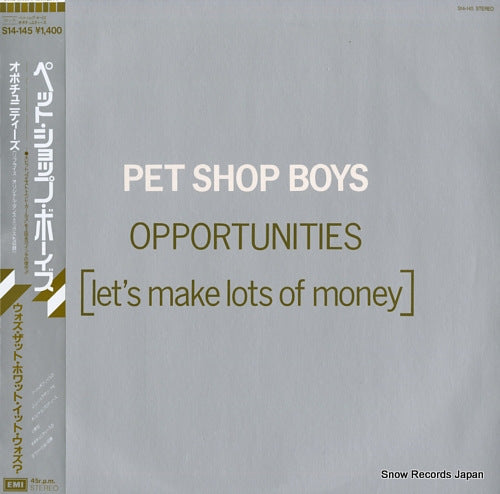 PET SHOP BOYS opportunities S14-145