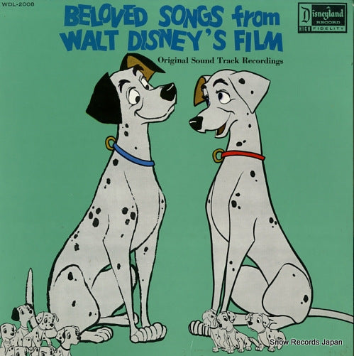 WALT DISNEY beloved songs from walt disney's film WDL-2008