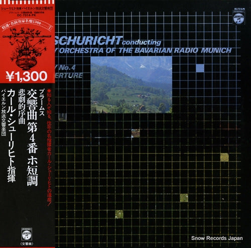 SCHURICHT, CARL brahms; symphony no.4 tragic overture OC-7314-PK