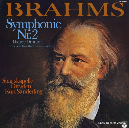SANDERLING, KURT brahms; symphonie nr.2 d major / tragische ouverture d minor OC-7285-K