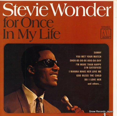 WONDER, STEVIE for once in my life M5-234V1