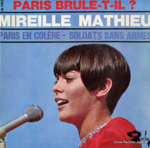 MATHIEU, MIREILLE  paris en colere 71083M