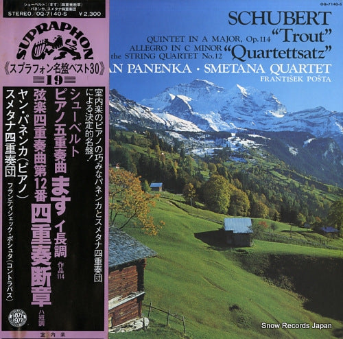 PANENKA, JAN / SMETANA QUARTET schubert; quintet in a major, op.114 "trout" OQ-7140-S