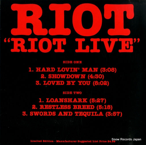 RIOT riot live 0-67969A