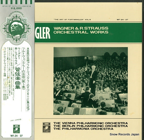 FURTWANGLER, WILHELM wagner/r.strauss; orchestral works WF-24-27