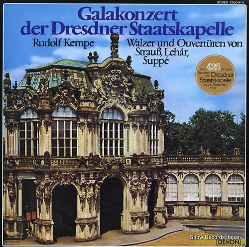 KEMPE, RUDOLF galakonzert der dresdner staatskapelle COJO-9111