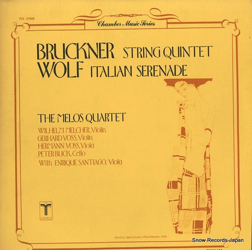 MELOS QUARTETT STUTTGART bruckner; string quartet TVC37005