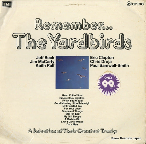 YARDBIRDS, THE remember... the yardbirds SRS5069