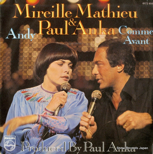 MATHIEU, MIREILLE, AND PAUL ANKA  andy 6172656
