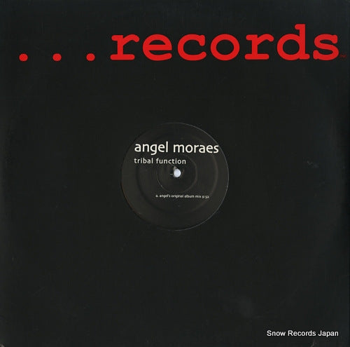 MORAES, ANGEL tribal function DDD007