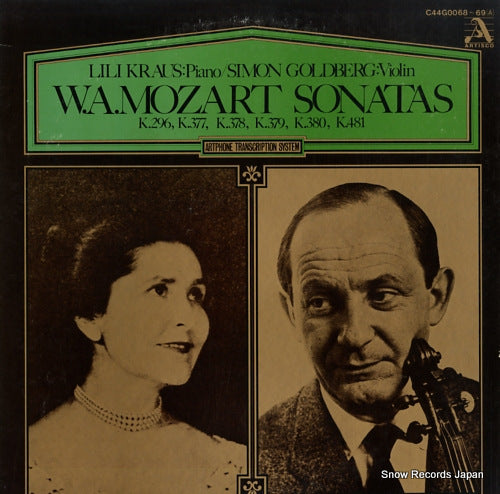 KRAUS, LILI / SIMON GOLDBERG mozart sonatas C44G0068-69