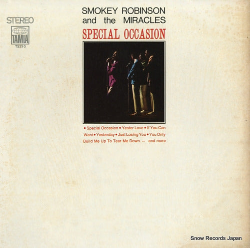 ROBINSON, SMOKEY, AND THE MIRACLES special occasion TS290