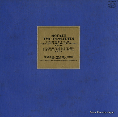 MOYSE, MARCEL mozart; two concertos OZ-7543-RC