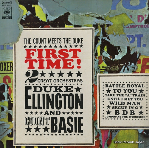 ELLINGTON, DUKE / COUNT BASIE first time! / the count meets the duke SONP50072
