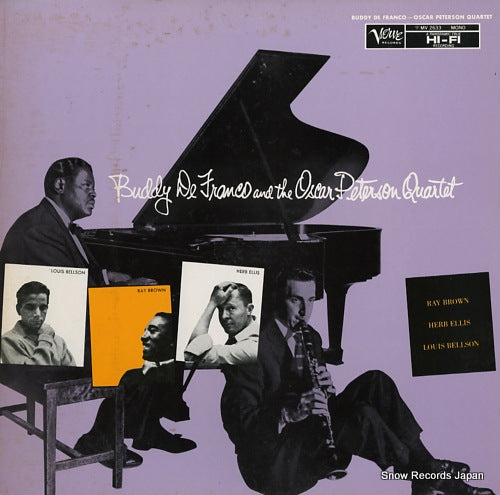 PETERSON, OSCAR buddy defranco and the oscar peterson quartet MV2633