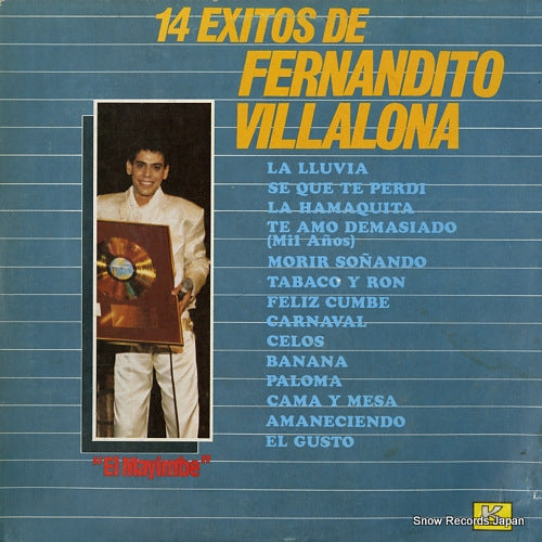 VILLALONA, FERNANDITO 14 exitos de fernandito villalona LPE-17057