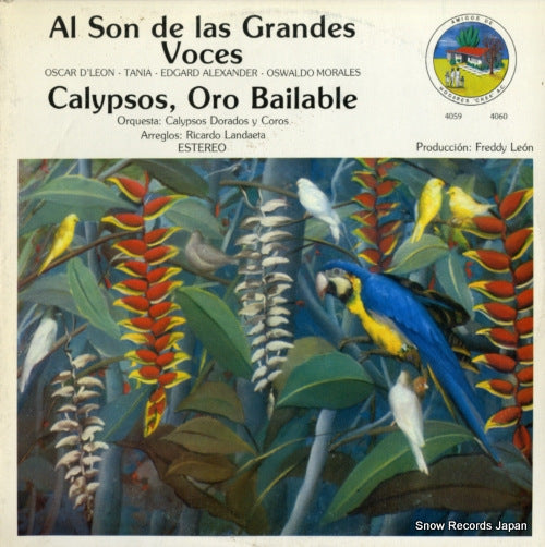 V/A al son de las grandes voces / calypsos, oro bailable 4059/4060