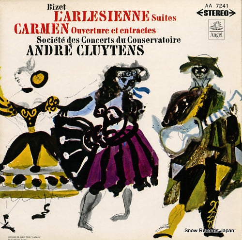 CLUYTENS, ANDRE bizet; l'arlesienne suite no.1 & no.2, carmen suite AA-7241