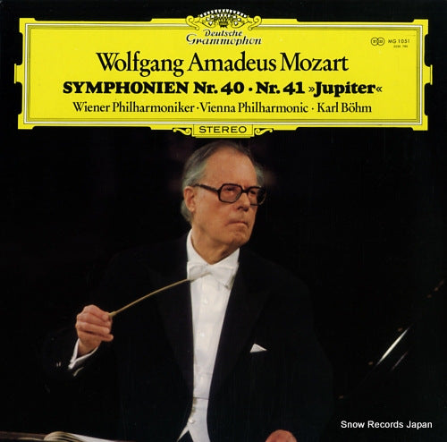 BOHM, KARL mozart; symphonie nr.40 & 41 "jupiter" MG1051
