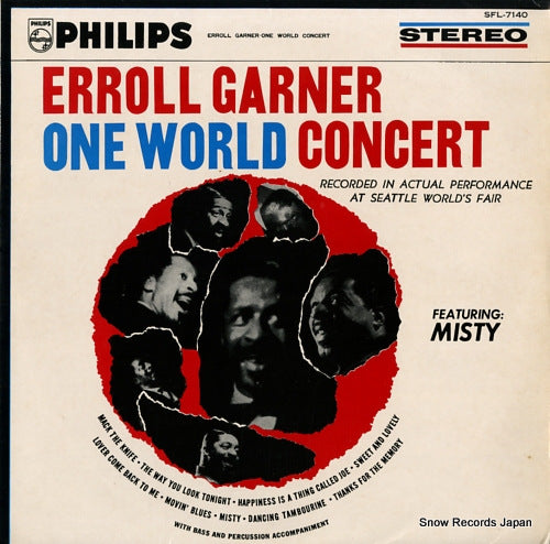 GARNER, ERROLL one world concert SFL-7140